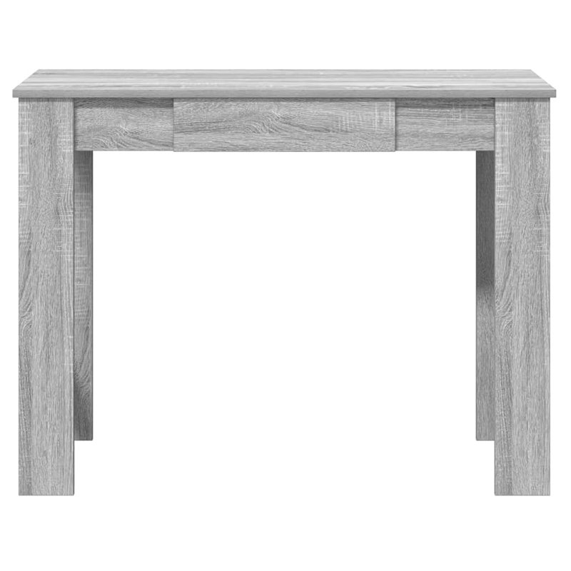 Desk 100X45x75 Cm Engineered Wood, Grey Sonoma