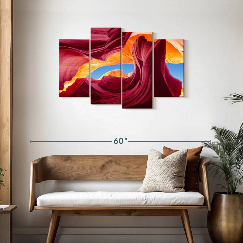 Alvord Abstract Canyon, 27" H x 43" W