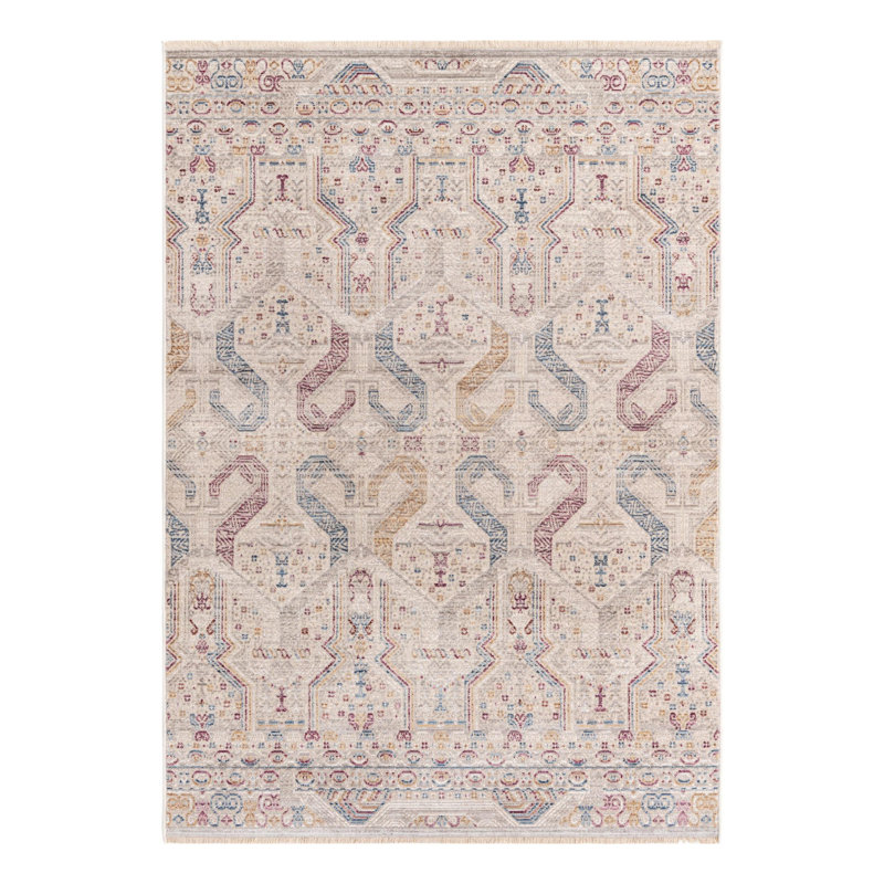 Volfango Oriental Indoor Rug, Rectangle 4' x 5'10"