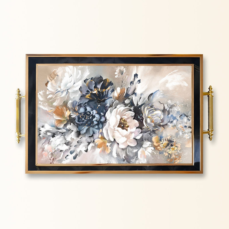 Élégant plateau en verre de 19,7 po x 11,4 po x 1,4 po | Fabrication 100% verre durable | Facile à nettoyer avec un chiffon humide | Idéal pour le service, la présentation décorative et l'organisation | Ajout élégant à la décoration intérieure