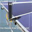8Ft Mid-Size Table Tennis Table Foldable & Portable Ping Pong Table Set For Indoor Games With Net