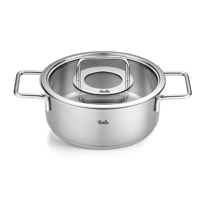 Fissler® Pure Collection Rondeau with Glass Lid, 8.70"