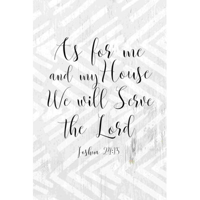 As For Me Lord White