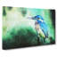 The Kingfisher Bird Looking West - Wrapped Canvas Painting-56660631