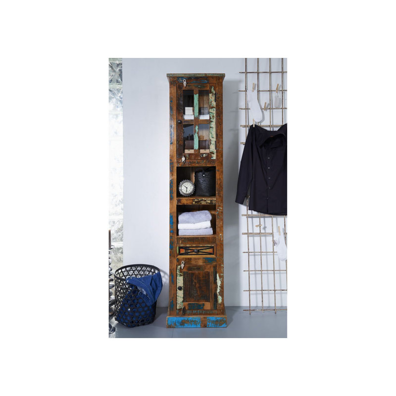 Nature Of Spirit Solid Wood Linen Cabinet