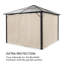 Pantheon Solid Sky Blumfeldt Fabric Side Wall for Gazebo-42115015