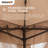 Sunjoy 11x11 ft. Pop-Up Instant Soft Gazebo, Outdoor Portable Steel Frame 2-Tier Top Canopy/Tent with Netting and Carry Bag-1890201876
