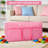 Extra Large Moving Bags 2 Pack, 45.2 x 15.7 x 21.7 Inch Heavy Duty PE Storage Bags with Reinforced Handles and Zipper, Pink