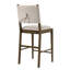 Chaise d'appoint de comptoir rembourrée Crispin Brown (ensemble de 2)