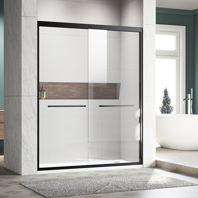 Porte de douche coulissante en verre