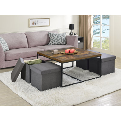 Aivan 5 Piece Coffee Table Set