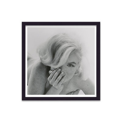 Marilyn Monroe Nude Looking into Camera Hair over One Eye 1 Piece Single Picture Frame Wall Art