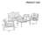 Marlo 5-Piece Outdoor Conversation Set, Perfect for Entertaining with Included Tables-115310830-115310826