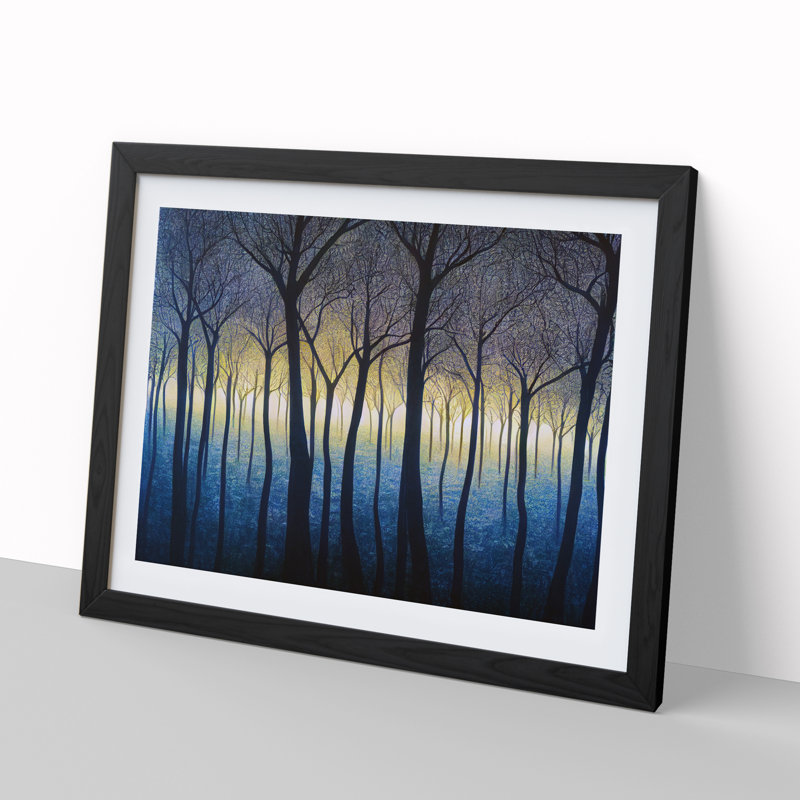 Fearless Forest - Single Picture Frame Print, Black Framed, 46cm H x 64cm W x 2cm D
