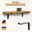 Gokmen Wood Floating Shelf-671271352-671271333