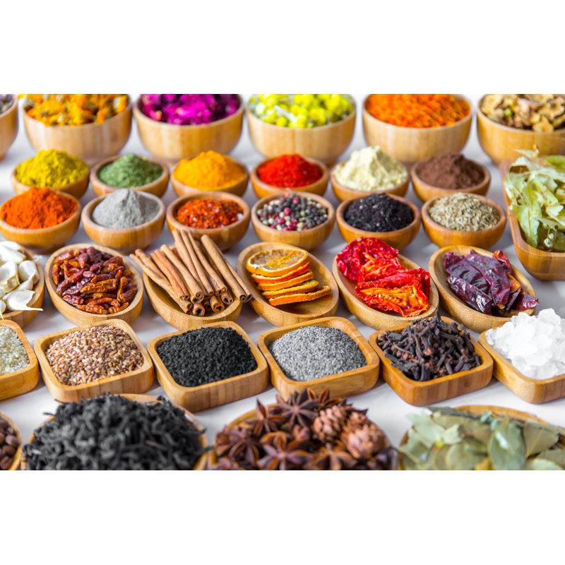 Spices And Herbs by Naked King - Wrapped Canvas Print, 51cm H x 76cm W