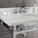 Monarch Ceramic Rectangular Console Bathroom Sink with Overflow