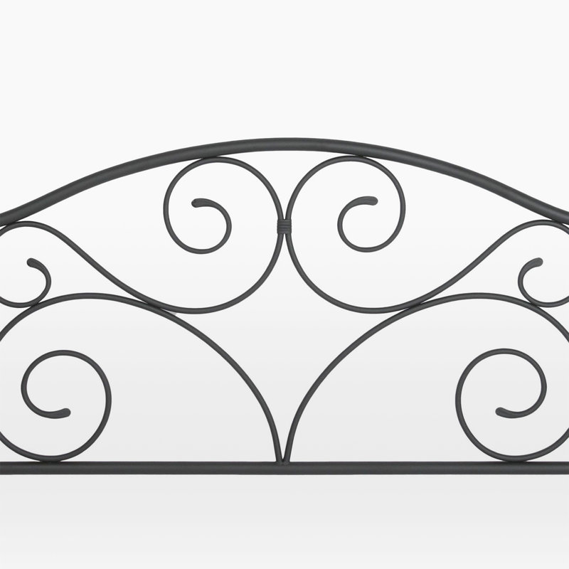 Analisha Solid Wood Open-Frame Headboard and Footboard, King