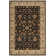 Cambridge Wool Oriental Area Rug in Black