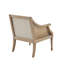 Fauteuil décoratif, fauteuil transitionnel en canne