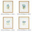 Blue Floral With Ribbon-D Print
