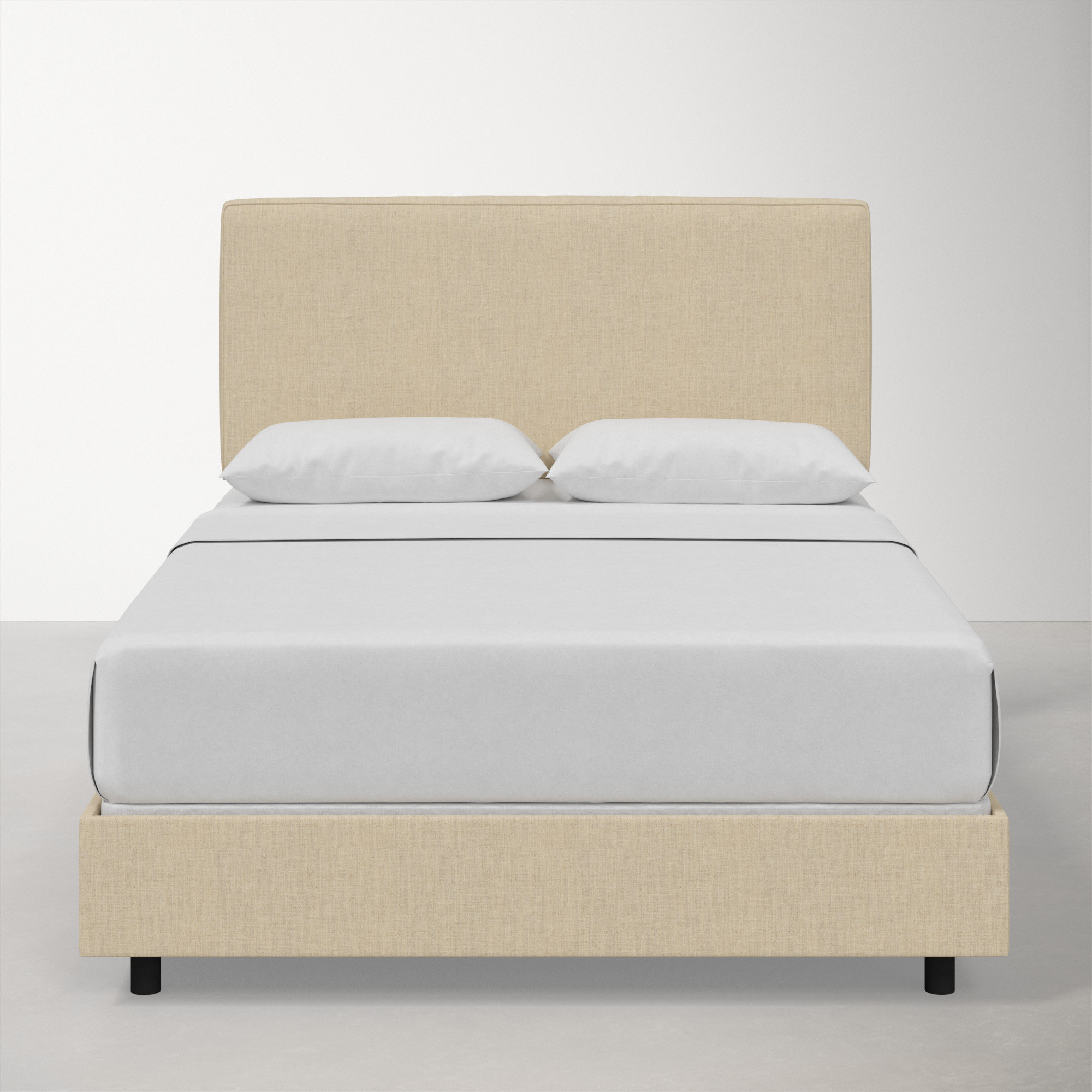 Marquise Upholstered Bed, Queen, Classic Linen Linen