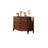 Simple Retro Mahogany Entrance Cabinet Solid Wood Accent Chest-101838492