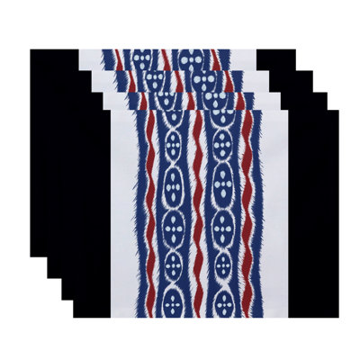 Daeisha Polyester Striped Rectangle Placemat