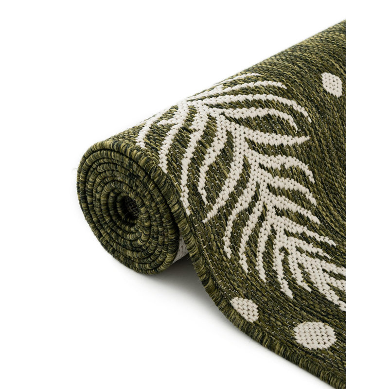 The Holiday Aisle Kazden Indoor/Outdoor Area Rug, Round 5'1"