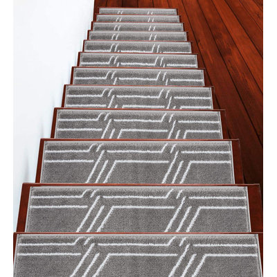 Porthleven Non -Slip Indoor 9" x 28" Stair Tread