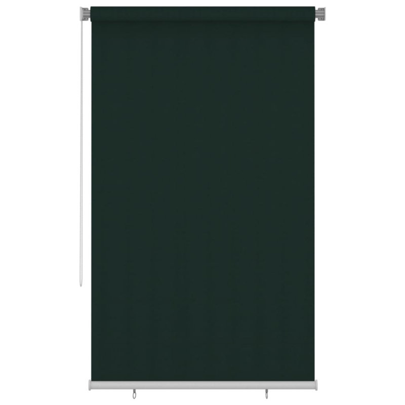 Semi Sheer Roller Blind, 230 cm L x 140 cm W, Dark Green