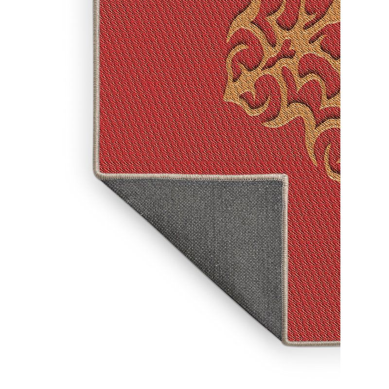 Wool Abstract Indoor Rug, Rectangle 6' x 9'