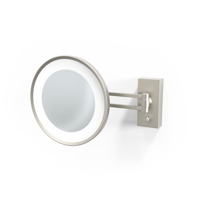 Miroir grossissant / rasoir Spiegel, Nickel mat