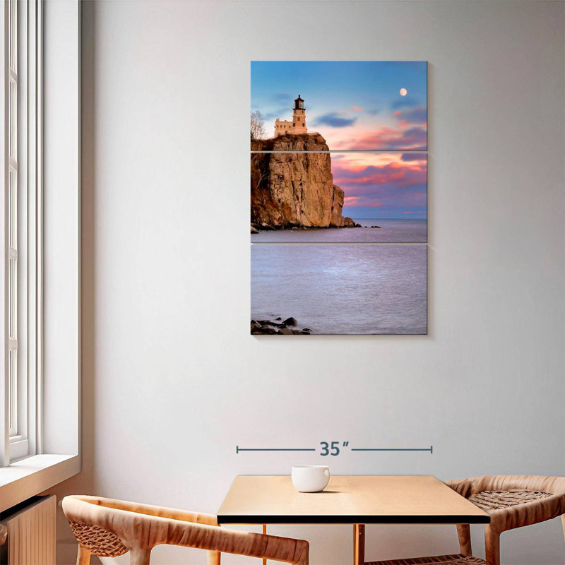 Alvord Split Rock Lighthouse Sunset, 57" H x 36" W