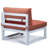 6-Piece Outdoor Patio Sectional Sofa Set with Aluminum Frame — Modular Conversation Set with Removable Cushions-888256938