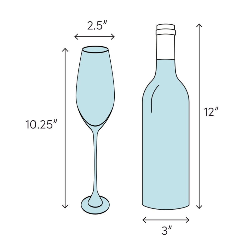 Raye Angled Crystal Bordeaux Glasses