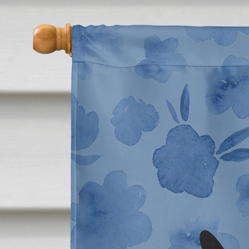 Caniche en polyester à 2 côtés 40 x 28 po standard welcome drapeau maison, Pinscher miniature 1