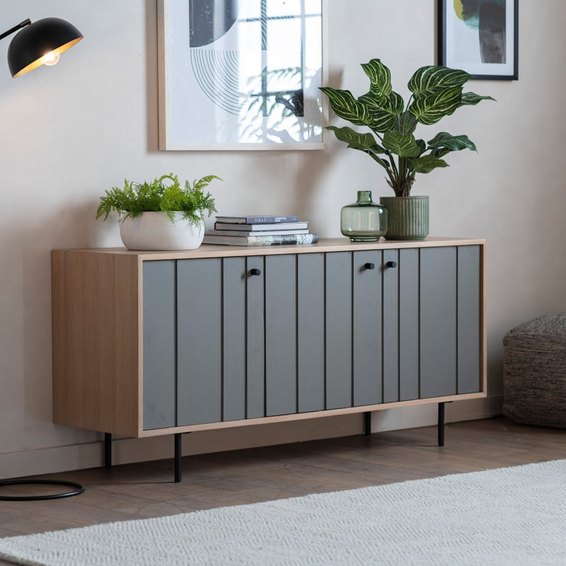 Greggor 150cm Solid Wood Sideboard