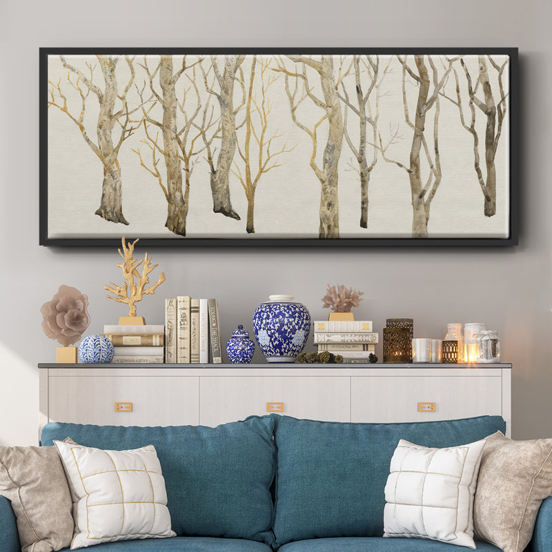 «Bare Trees II», toile encadrée, H 8 po x l 20 po