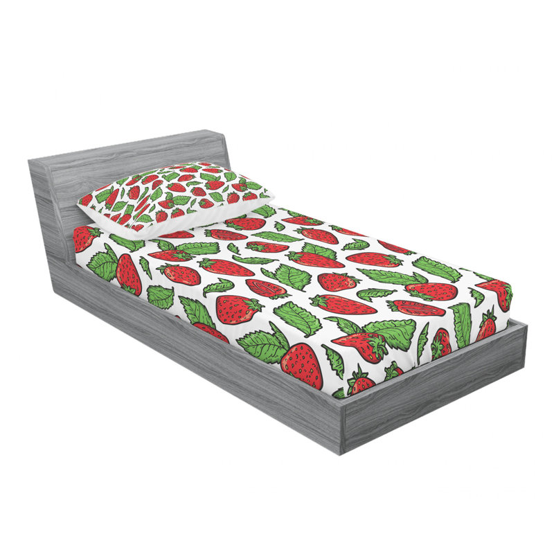 Microfiber Sheet Set, Twin Sheet Set with Fitted Sheet