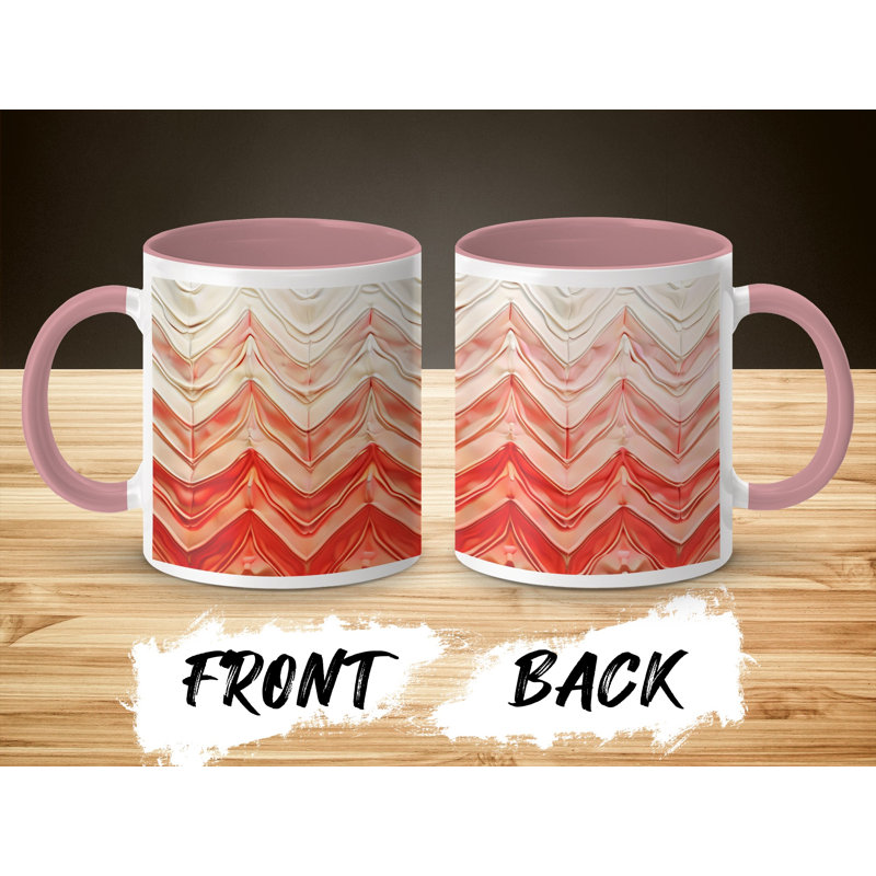Ceramic Coffee Mug, Pink