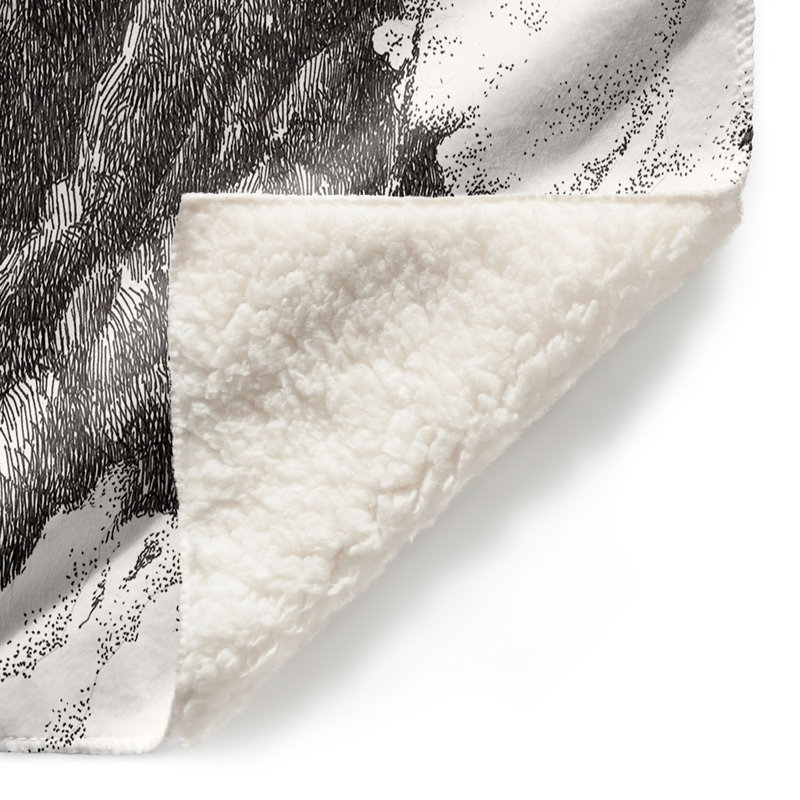 Couverture sherpa doux wyoming 1, l 68 po x L 80 po