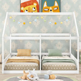 Nalani Twin House Platform Beds, Two Shared Beds