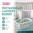 Sterilite Plastic Laundry Basket, 1.5 Bushel Clothes Hamper, White (24 Pack)-69339420