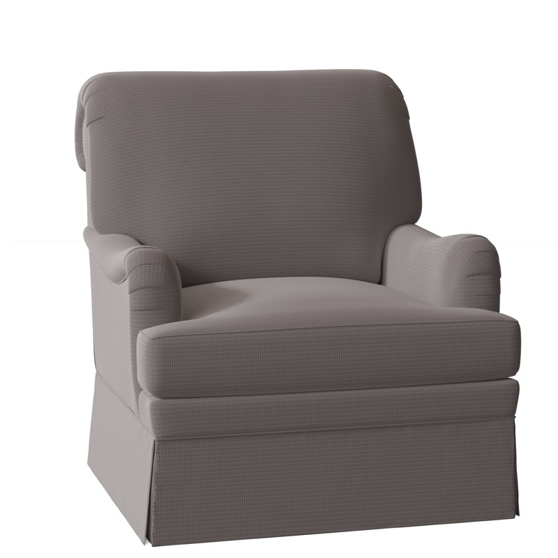 Fauteuil à housse de coussin de 34 po Manhasset, Gris