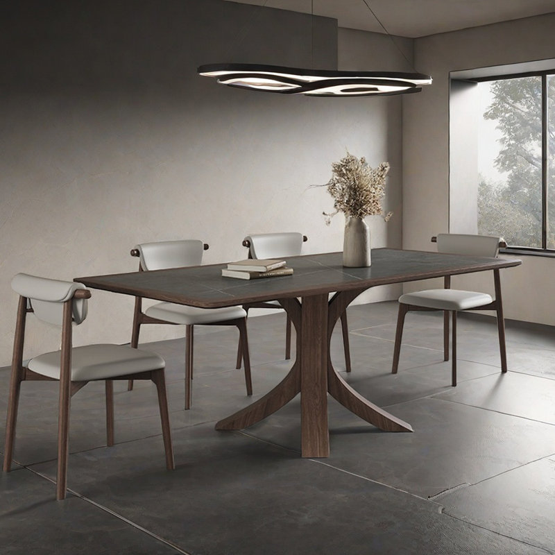 Ensemble de table de salle à manger Nordic, H 29,5 po x L 55,1 po x l 31,5 po