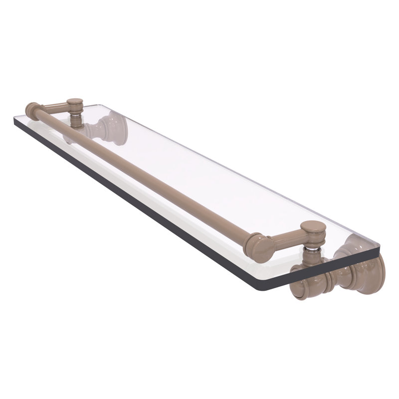 Tablette flottante Carolina, H 3,3 po x l 22 po x P 5,54 po, Beige ombré