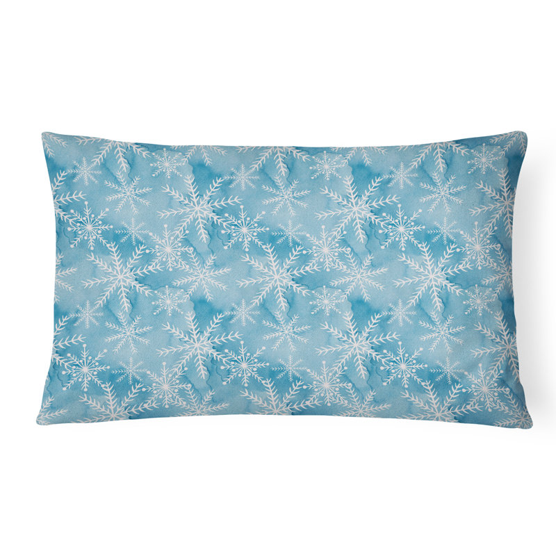  Coussin décoratif intérieur / extérieur Watercolor Snowflake