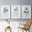 «Blue Blossom Botanical I», ensemble de 3 cadres photo-1570838840-1570838844