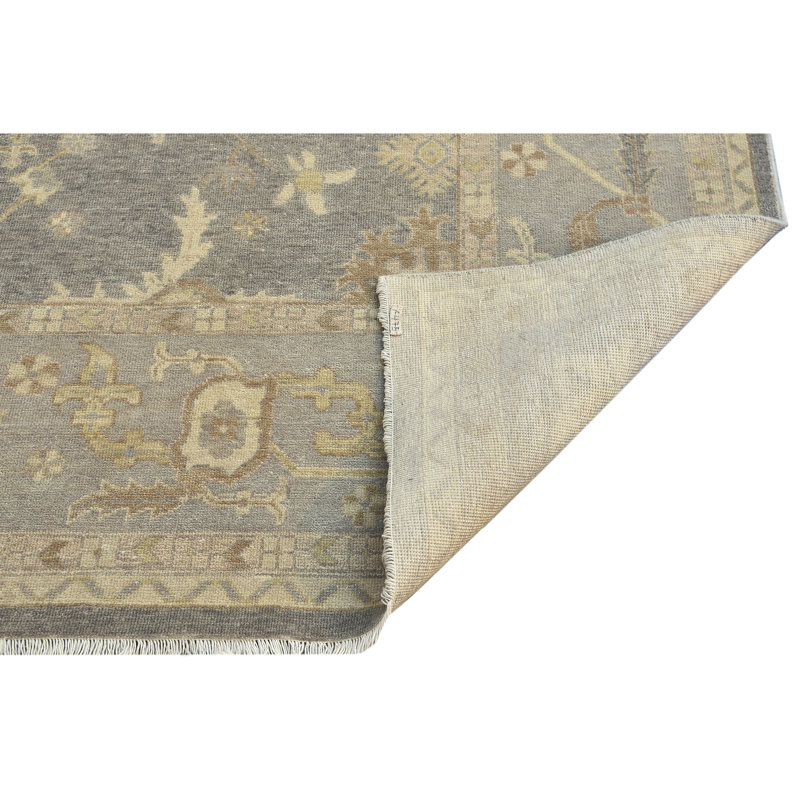 TUKNOUSHAGYLB Wool Oriental Area Rug, Rectangle 9' x 12'